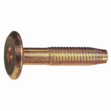 Midwest Fastener Binding Screw, 1.00mm (Coarse), Steel, Brass, 8 PK 933705